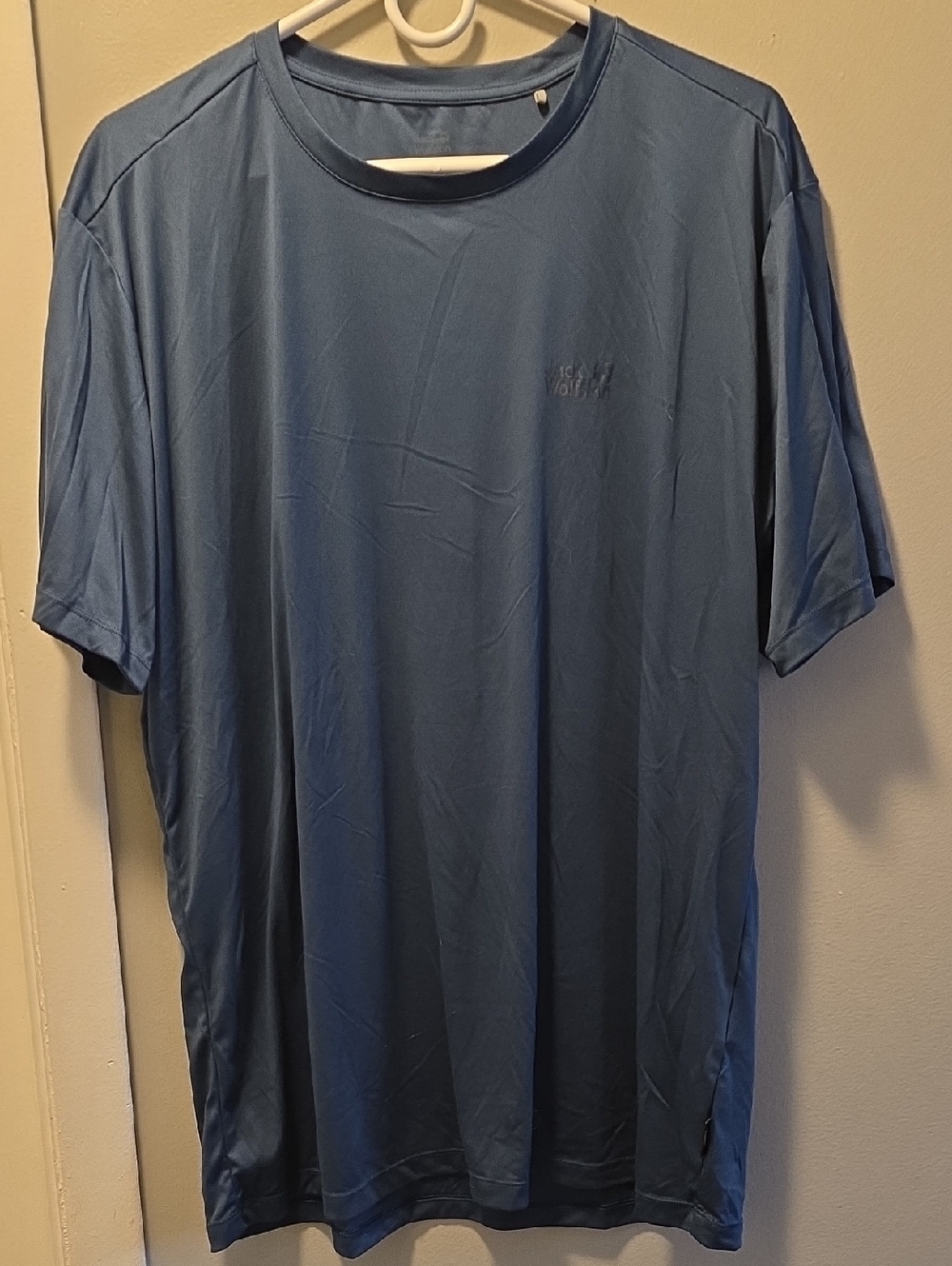 Jack Wolfskin Men's Short Sleeve Performance Tee - Slate Blue